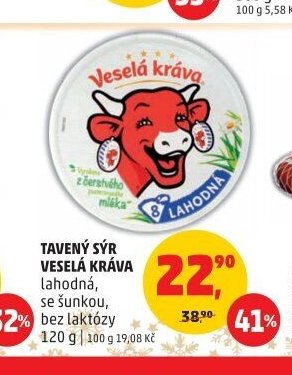 TAVENÝ SÝR VESELÁ KRÁVA