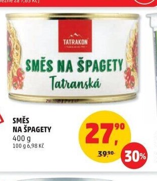 SMĚS NA ŠPAGETY