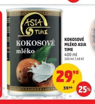 KOKOSOVÉ MLÉKO ASIA TIME