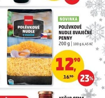 Polévkové nudle 8vaječné Penny