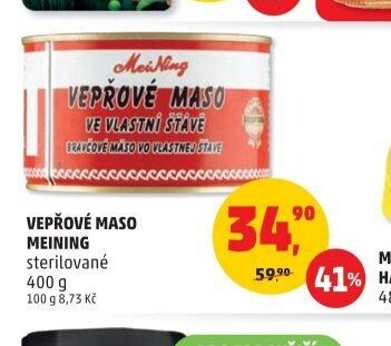 Vepřové maso Meining