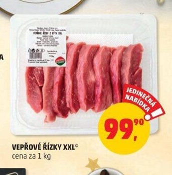 VEPŘOVÉ ŘÍZKY XXL