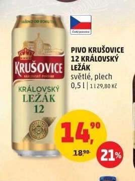 PIVO KRUŠOVICE 12 KRÁLOVSKÝ LEŽÁK