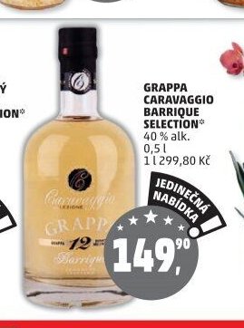 GRAPPA CARAVAGGIO BARRIQUE SELECTION