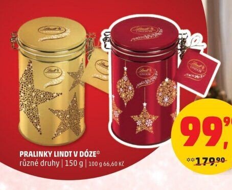 PRALINKY LINDT V DÓZE