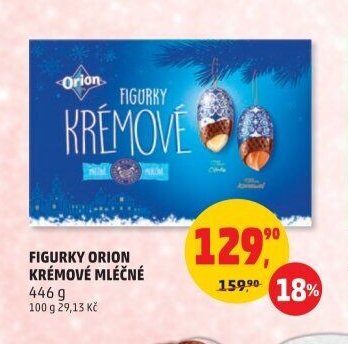 FIGURKY ORION KRÉMOVÉ MLÉČNÉ