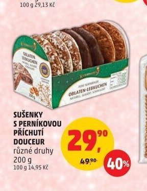 SUŠENKY S PERNÍKOVOU PŘÍCHUTÍ DOUCEUR