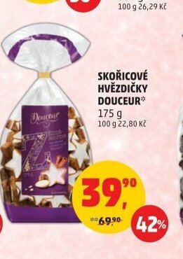 SKOŘICOVÉ HVĚZDIČKY DOUCEUR