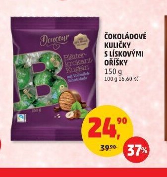 ČOKOLÁDOVÉ KULIČKY S LÍSKOVÝMI OŘÍŠKY