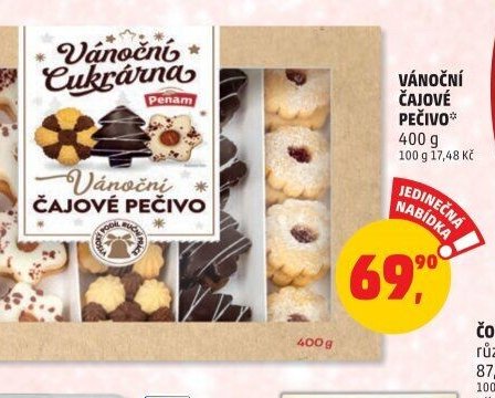 Vánoční čajové pečivo