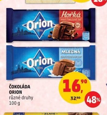 Čokoláda Orion