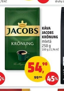 KÁVA JACOBS KRÖNUNG mletá 250 g