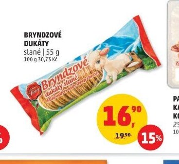 BRYNDZOVÉ DUKÁTY slané 55 g