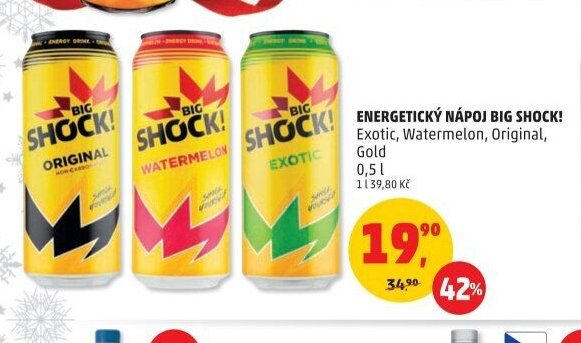 Energetický nápoj Big Shock!