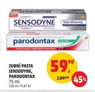 Zubní pasta Sensodyne, Parodontax