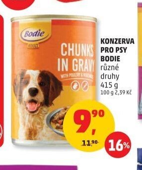 Konzerva pro psy Bodie