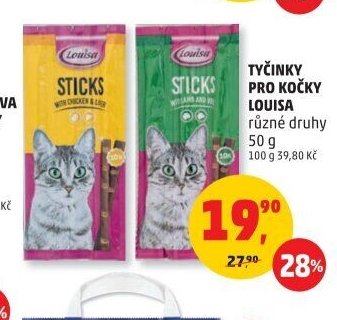 Tyčinky pro kočky Louisa