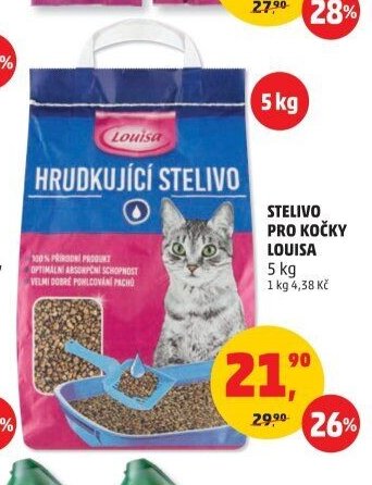 Stelivo pro kočky Louisa