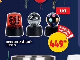 Disco LED osvětlení