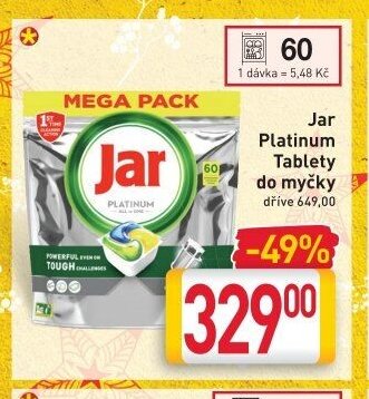 Jar Platinum Tablety do myčky