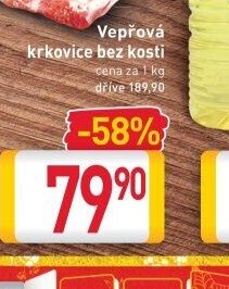 Vepřová krkovice bez kosti