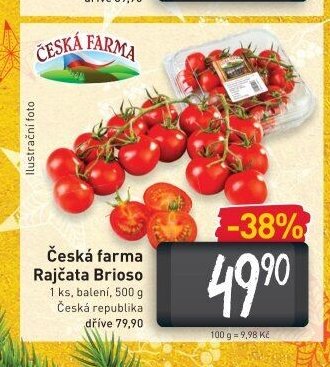 Česká farma Rajčata Brioso
