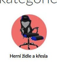 Herní židle a křesla