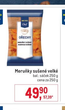 Meruňky sušené velké