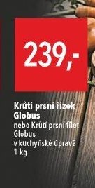 Krůtí prsní řízek Globus