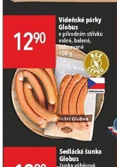 Vídeňské párky Globus