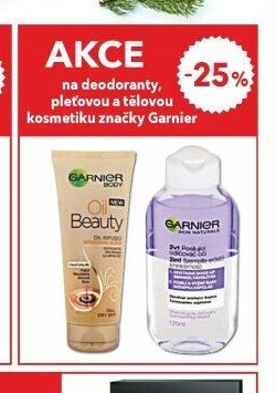 Garnier deodoranty, pleťové a tělové produkty