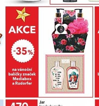 Vánoční balíčky Mediabox a Rudorfer