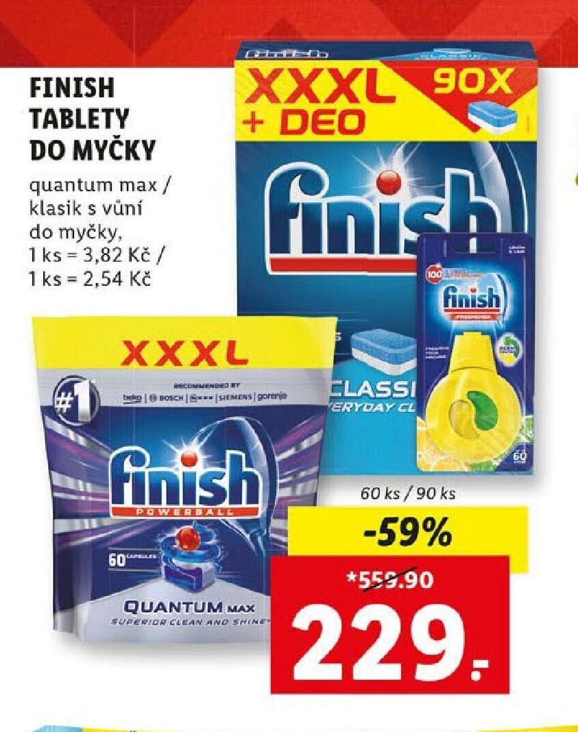 Finish tablety do myčky