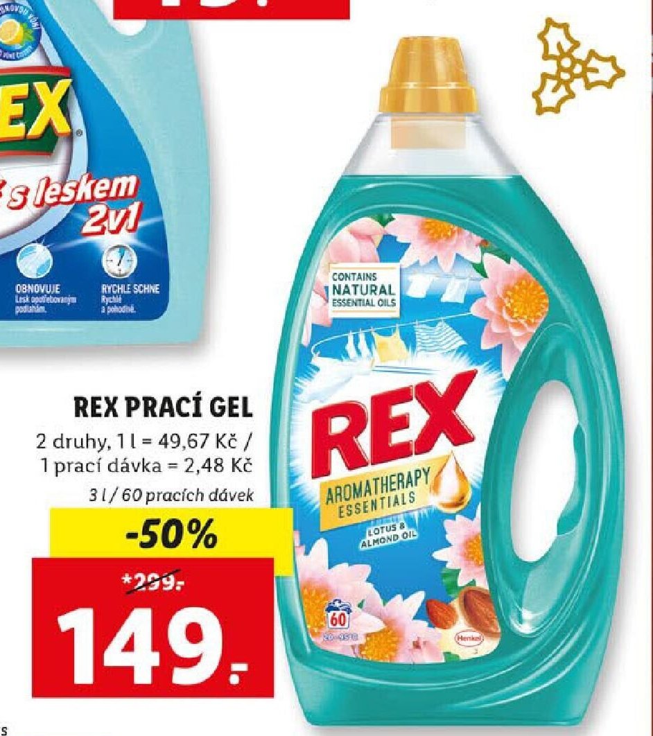 Rex prací gel