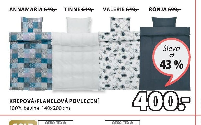 KREPOVÁ/FLANELOVÁ POVLEČENÍ - Jysk akcniletaky.com