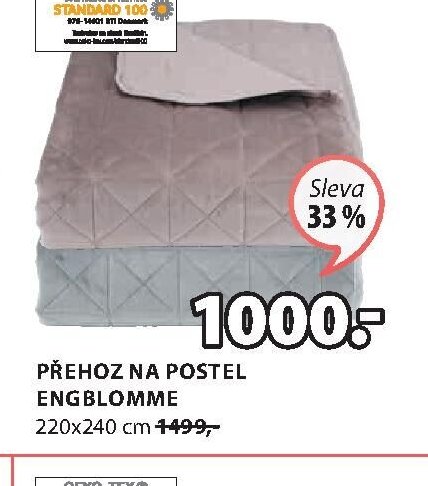 PŘEHOZ NA POSTEL ENGBLOMME - Jysk akcniletaky.com