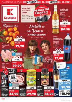 akční leták Kaufland 20.12.2021-24.12.2021