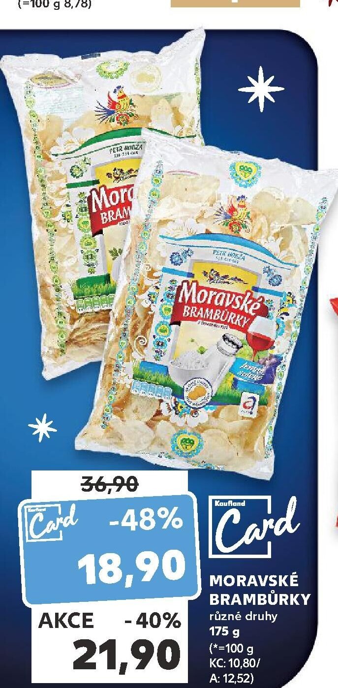 MORAVSKÉ BRAMBŮRKY různé druhy 175 g