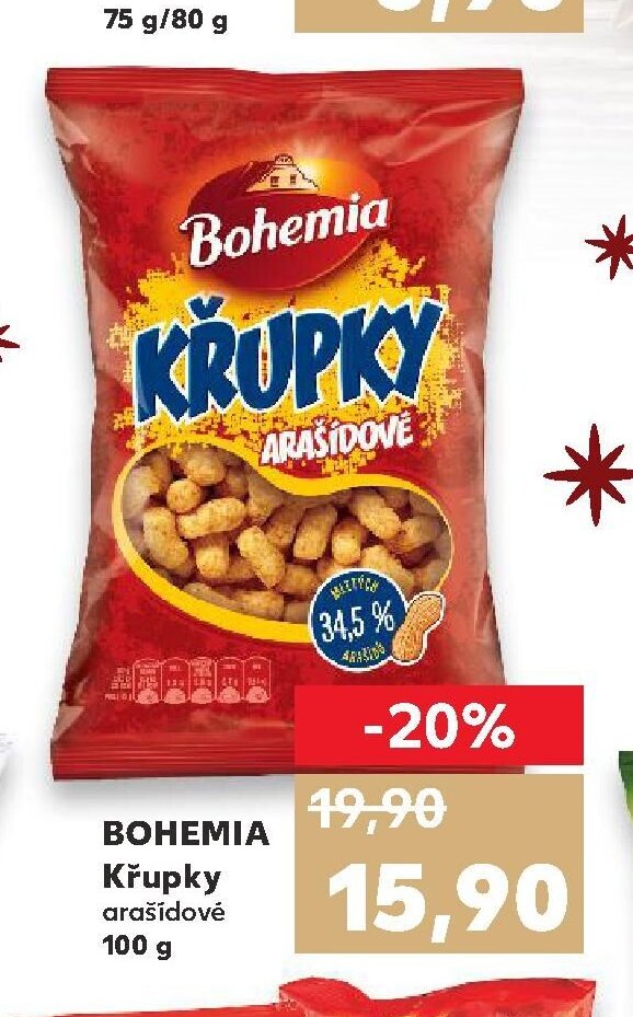 BOHEMIA Křupky arašídové 100 g