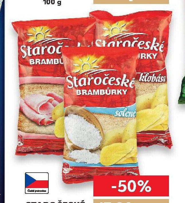 STAROČESKÉ BRAMBŮRKY různé druhy 80 g