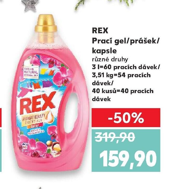 Rex prací gel/prášek/kapsle