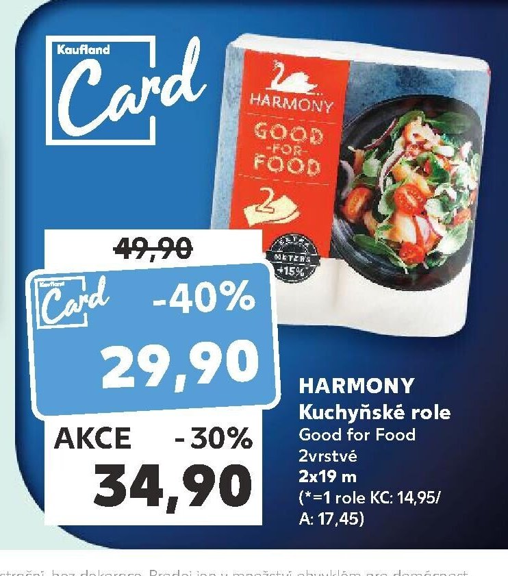 Harmony kuchyňské role