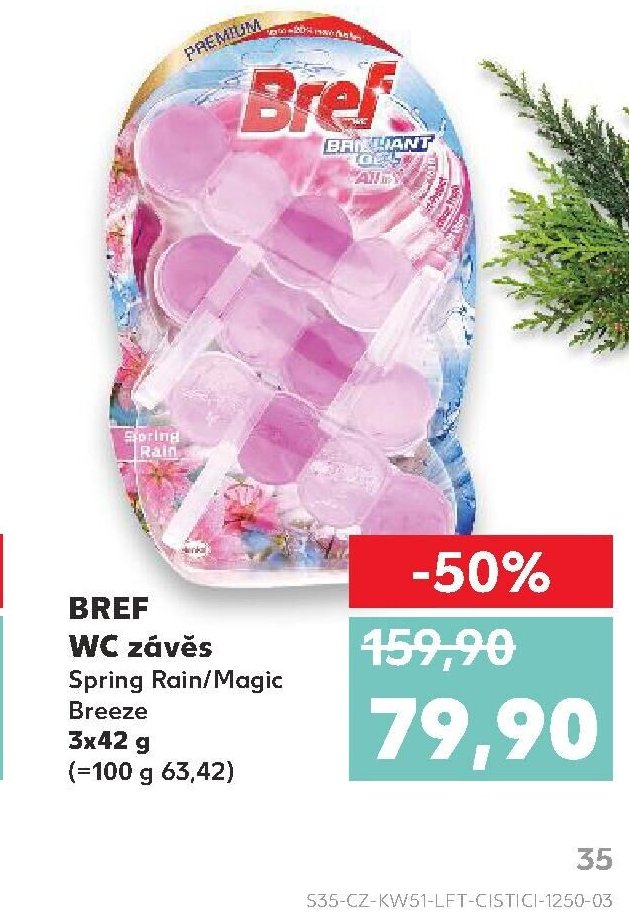 BREF WC závěs