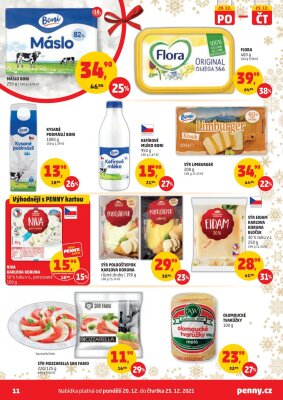 akční leták Penny Market 20.12.2021-23.12.2021