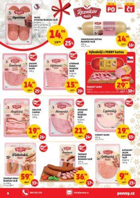 akční leták Penny Market 20.12.2021-23.12.2021