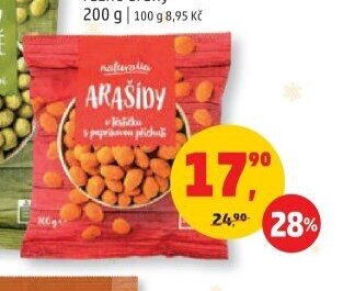 ARAŠÍDY V TĚSTÍČKU NATURALIA