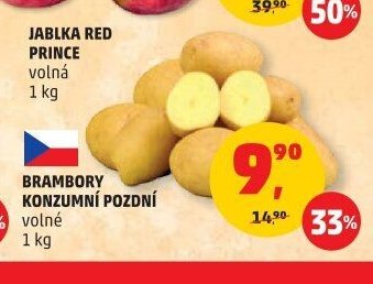Brambory konzumní pozdní