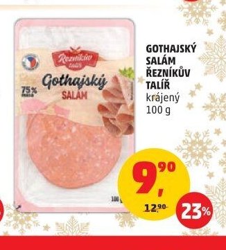 GOTHAJSKÝ SALÁM ŘEZNÍKŮV TALÍŘ
