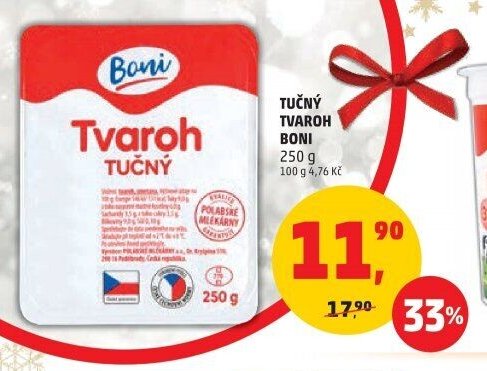 TUČNÝ TVAROH BONI