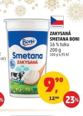 ZAKYSANÁ SMETANA BONI